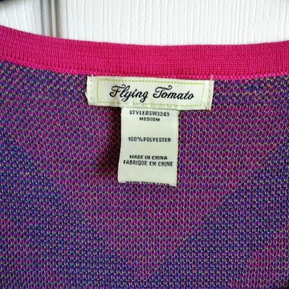 Flying Tomato Aztec Print Scoop Neck Sweater Dress - Picture 6 of 6